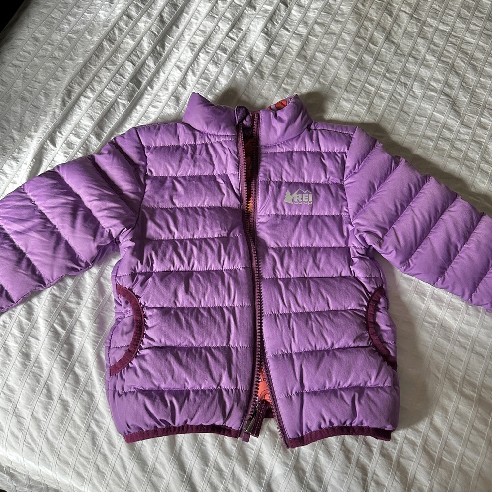 REI puff jacket toddler girls